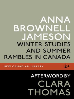 cover image of Winter Studies and Summer Rambles in Canada